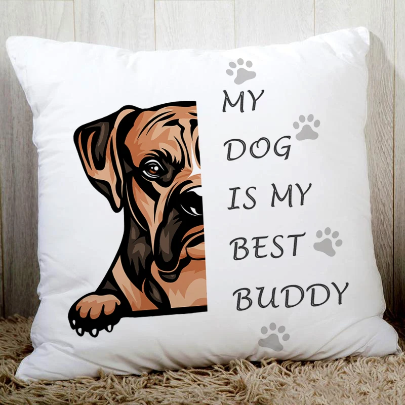 Изготовленный на заказ чехол для подушки с фотографиями ваших домашних животных, Моя Собака-мой Лучший друг 18 