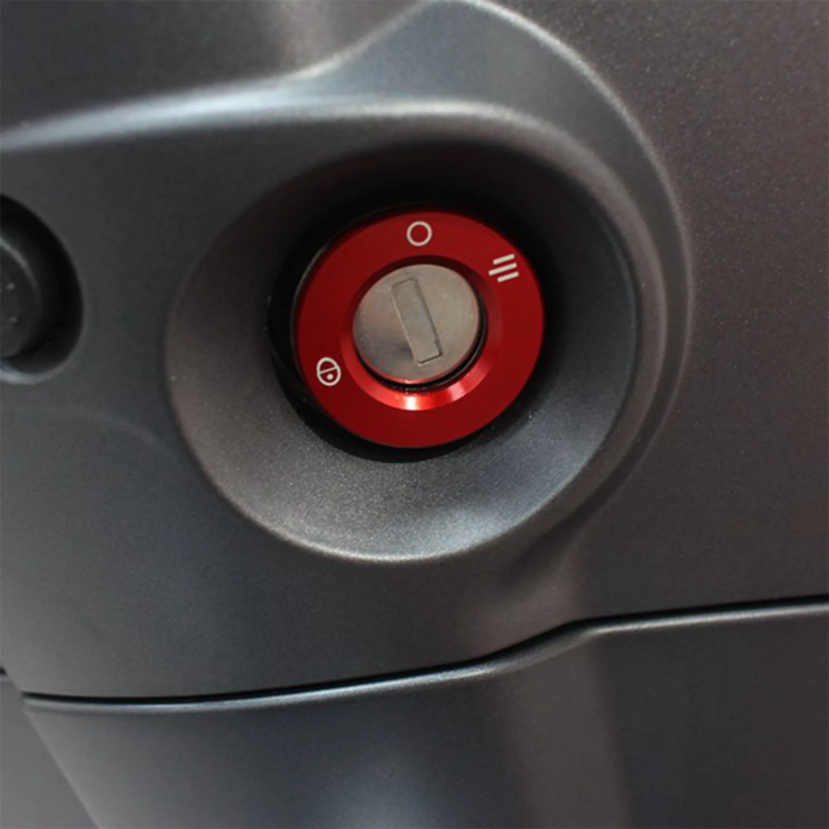 Накладка замка рулевого управления мотоцикла для-Vespa LX LXV S ET4 GTS GTV Красный