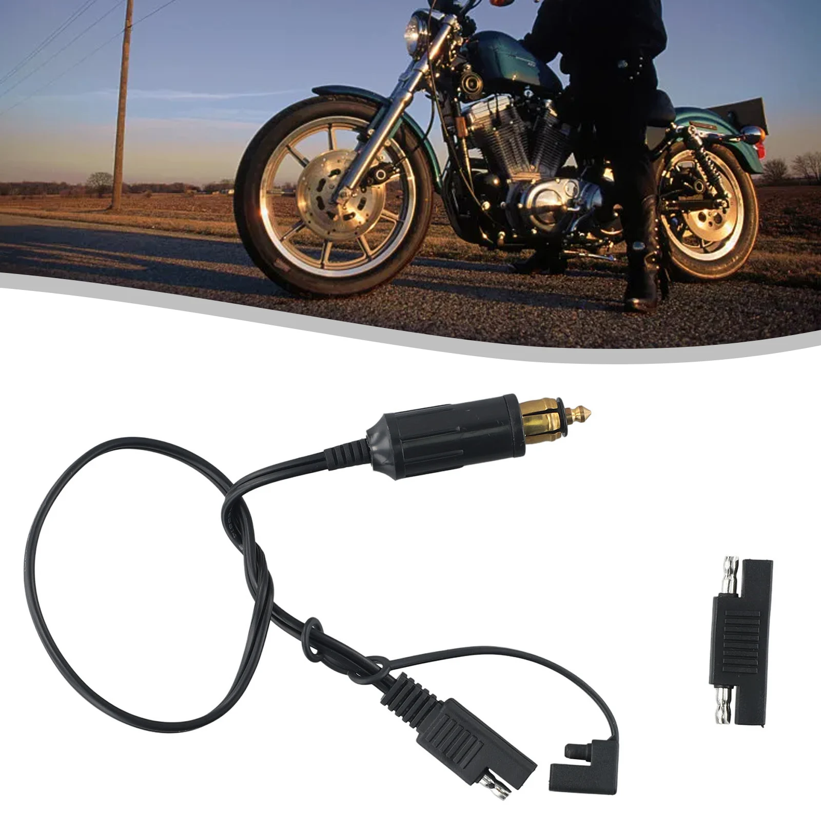 Кабель-адаптер Зарядное устройство для мотоцикла Кабели калибра 18AWG Зарядные устройства для управления аккумулятором GPS и накачкой шин Совершенно Новые
