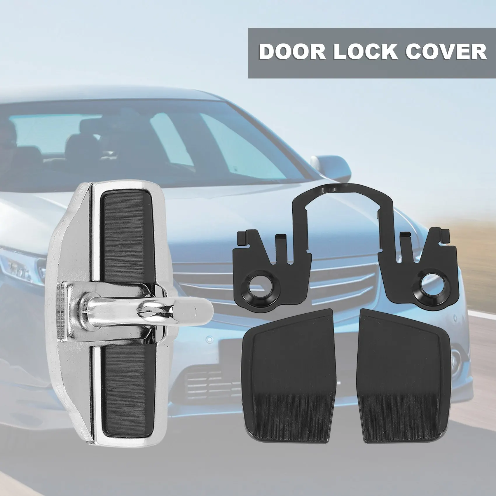 2 комплекта Стабилизатора дверного замка, Защелки, Стопорные крышки для Honda Accord Civic CRV HRV Odyssey