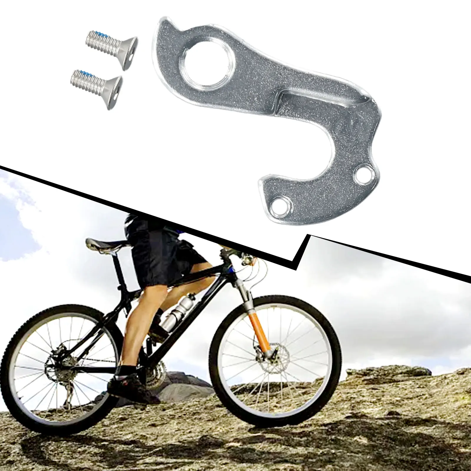 Вешалка для велосипедного переключателя Наружные детали для прецизионной обработки с ЧПУ Серебро 1 шт Аксессуары для Cube 1.0 2.0 5.0 6.0