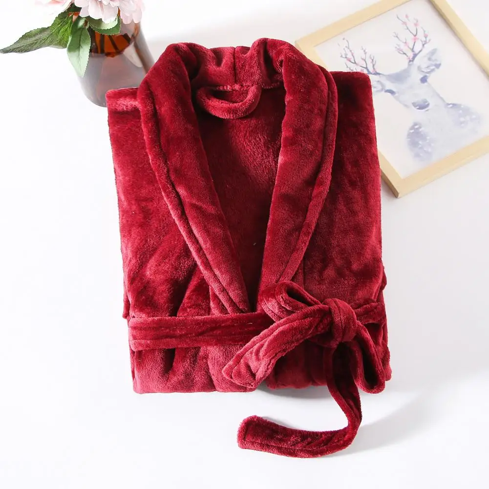 Зимний халат унисекс Уютные зимние халаты унисекс из влагопоглощающей ткани с длинными рукавами, регулируемыми карманами для отдыха