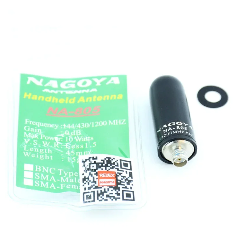 10шт NAGOYA NA-805 Короткая Двухдиапазонная Антенна 144/430 МГц Мужчина/Женщина/BNC для Baofeng UV-82 UV-5R KENWOOD ICOM Motorola Vertex HAM