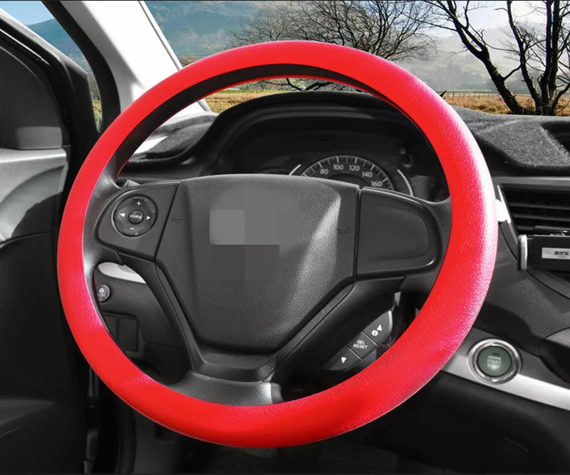 Автомобильный стайлинг Горячий силиконовый чехол на руль автомобиля Suzuki SX4 SWIFT Alto Liane Grand Vitara Jimny S-Cross