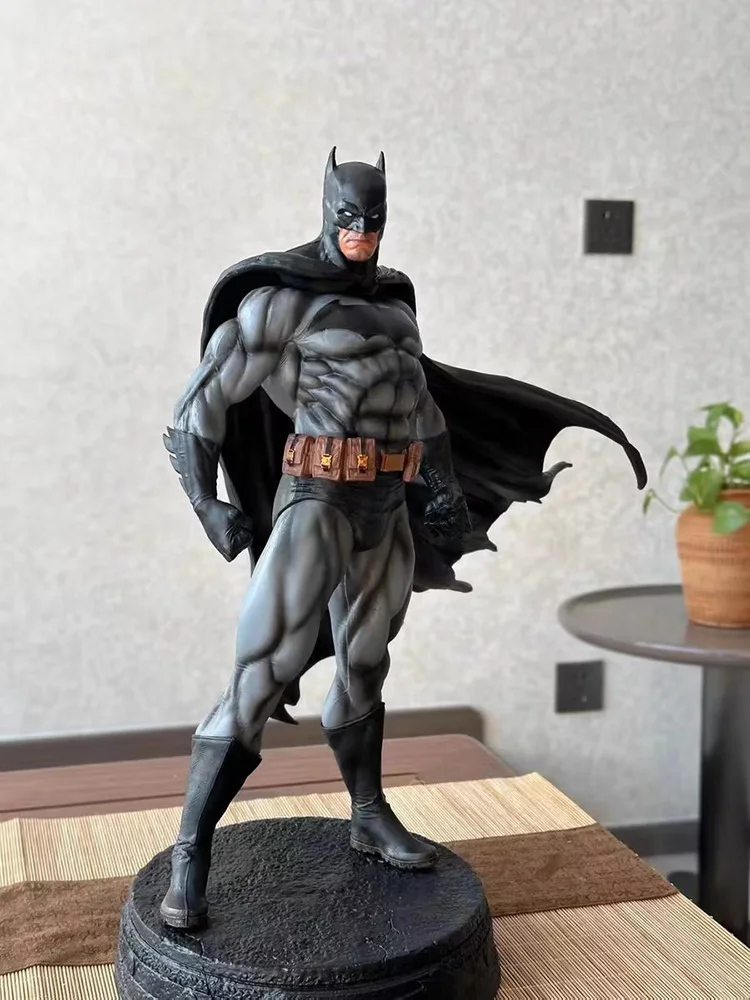 Темный Рыцарь Бэтмен DC Фигурки большого размера Gk Лига Справедливости Фигурки Бэтмена Модель Статуя Игрушки Украшения Подарки 38 см