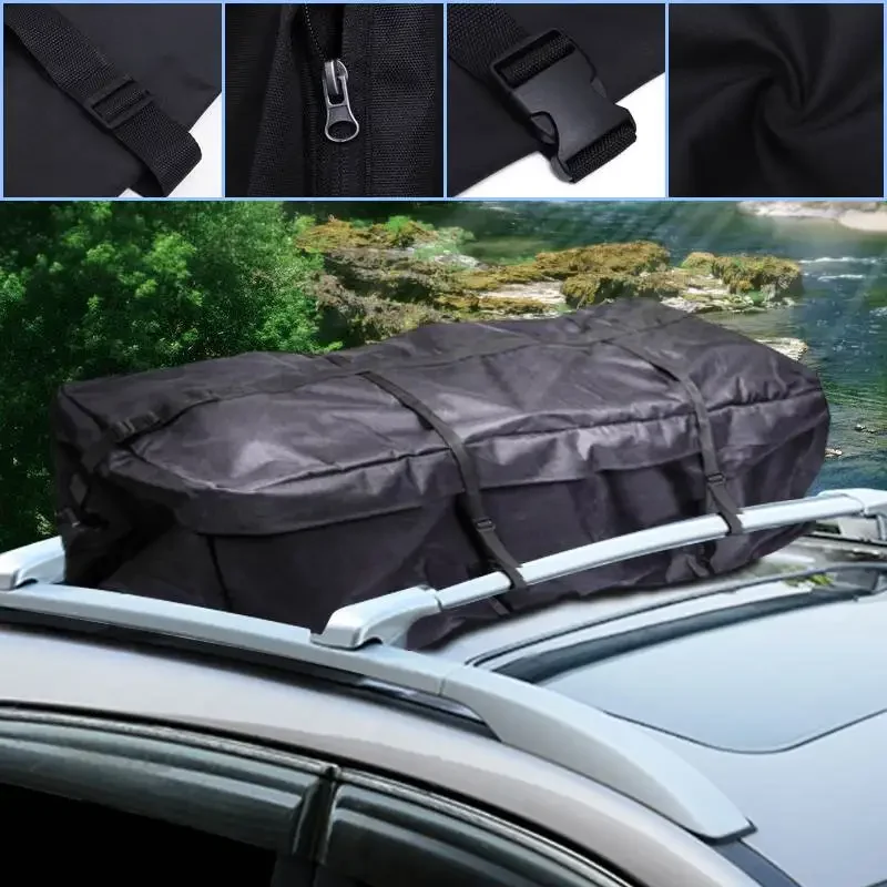 Универсальная автомобильная сумка на крыше, Багажник на крыше, Багажник для хранения багажа, Дорожный Водонепроницаемый внедорожник-фургон для укладки автомобилей