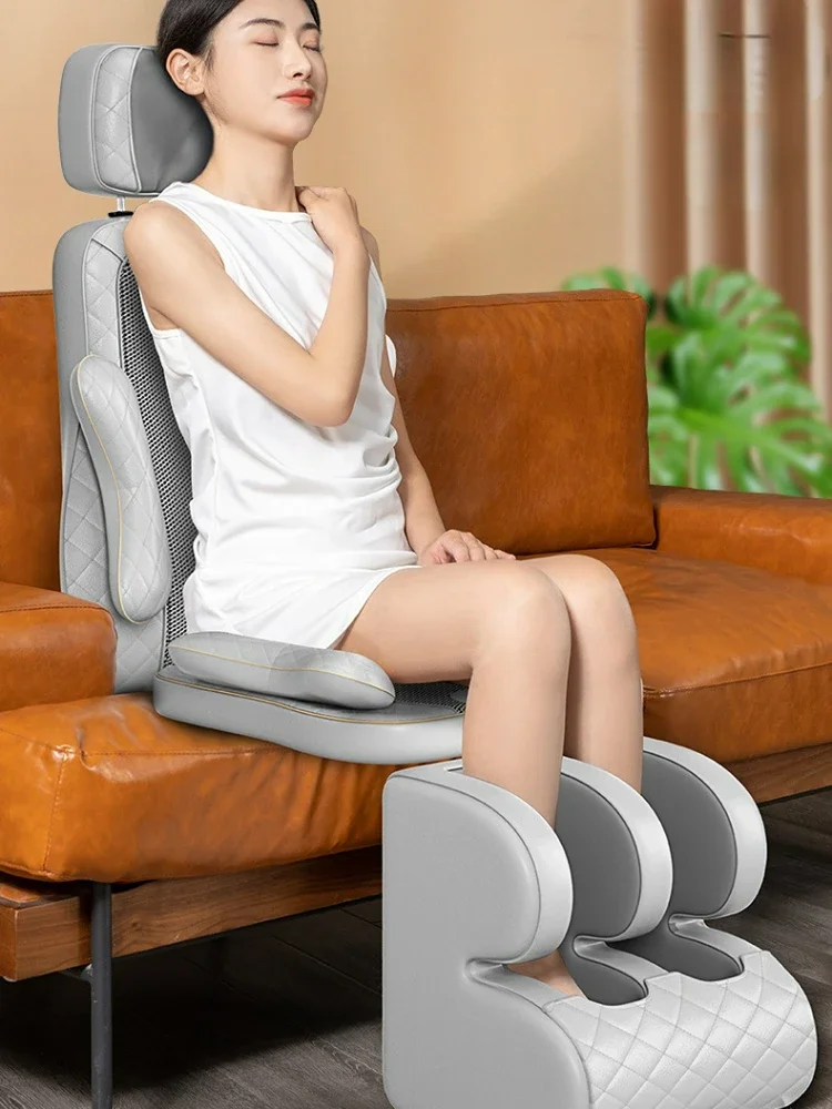 Многофункциональный для снятия мышечной боли Массажный коврик для всего тела, домашнее разминающее массажное кресло, массажный матрас для шейного отдела позвоночника