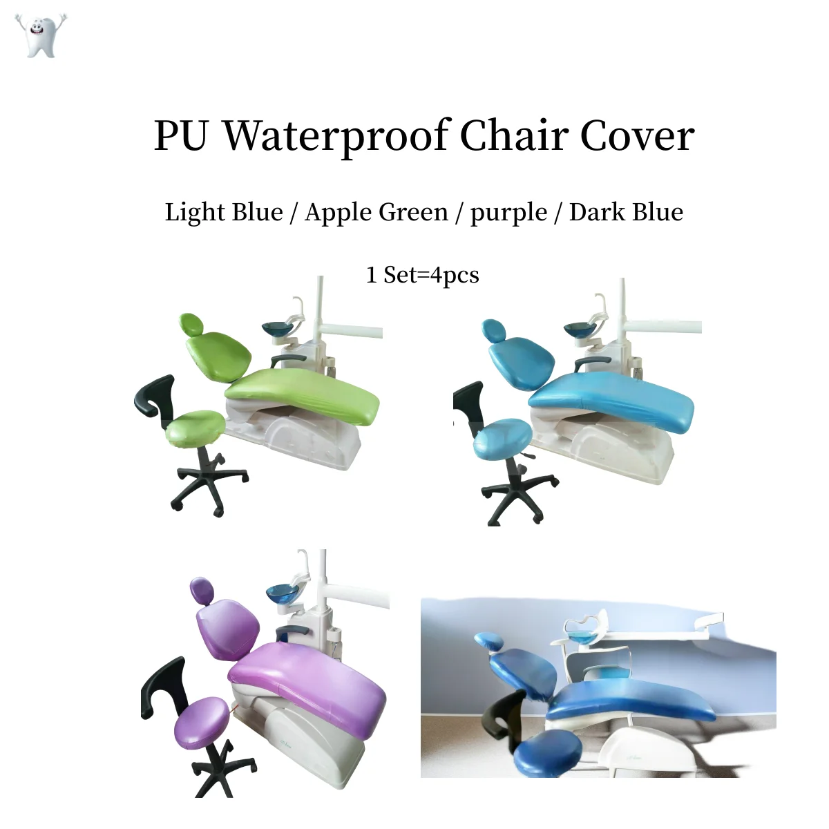 Чехол для стоматологического кресла, сиденья, Водонепроницаемая искусственная подушка для кресла, крышка для спинки и подголовника