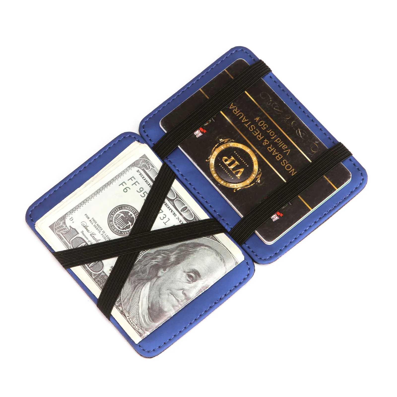 Мужской кошелек-раскладушка из искусственной кожи, мужской кошелек с перекрестным рисунком, модный зажим для денег, короткая сумка для карт