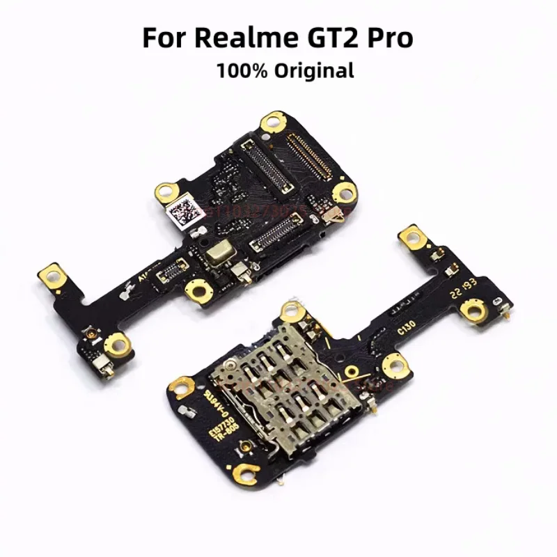 Оригинальный Разъем Держателя SIM-карты Для Realme GT2 Pro RealmeGTPro SD/SIM-Картридера Realme Flex Cable FCB Запасные Части